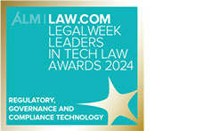 Winner of the <br/> Regulatory, Governance, & Compliance Technology Awards