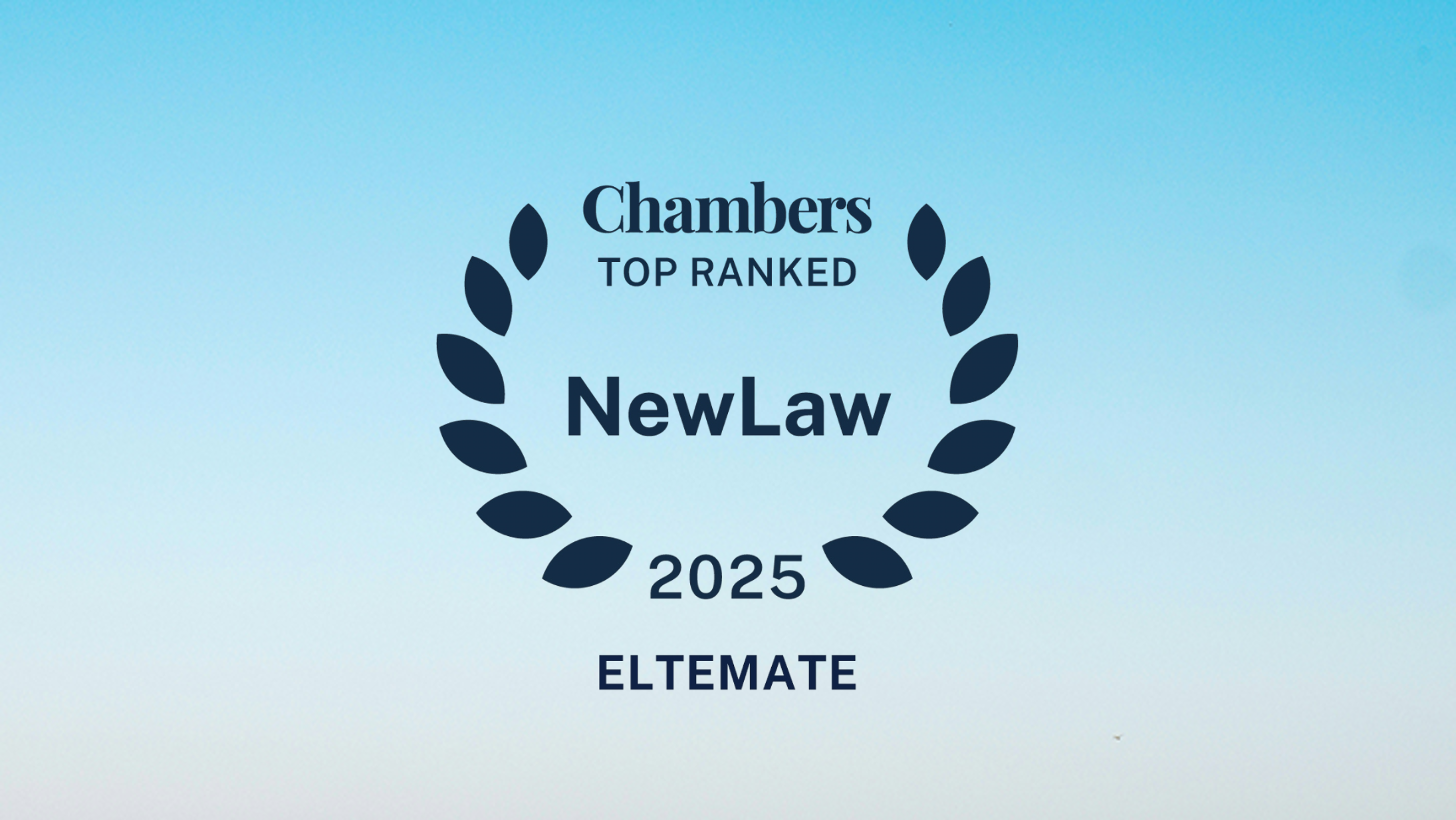 Chambers ranks ELTEMATE Band 1 in four categories